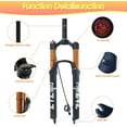 thumbnail image 3 of ZTZ 26/27.5/29 inch MTB Air Suspension Fork,120mm Travel, 1 1/8 Straight Tube, QR 9mm*100mm, Manual/Remote Lockout, Ultralight Front Fork for XC/AM Mountain Bike, 3 of 8