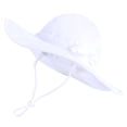 thumbnail image 2 of Tosmy Kids Sun Hats With Upf 50+ Outdoor Adjustable Toddler Wide Brim Bucket Hats For Kids Fashion For 1-2 Years, 2 of 4