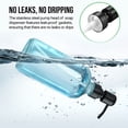 thumbnail image 5 of ZIVACATE 2 Pack Soap Dispenser with Rust Proof Pump, 6 Pack Waterproof Labels, 17 Oz  Soap Dispenser Bathroom, Glass Hand Soap Dispenser, Dish Soap Dispenser for Kitchen,Clear, 5 of 7