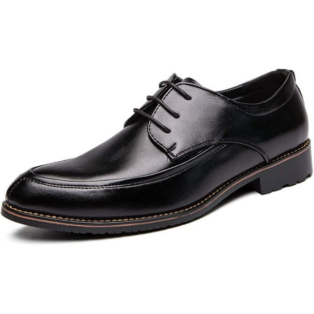 Xishao Zapatos Oxford de Cuero Casuales para Hombres Zapatos de Trabajo de Negocios Zapatos Casuales Traje Formal Mocasines para Caminar Mocasines de Moda Xishao ropa