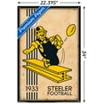 thumbnail image 3 of NFL Pittsburgh Steelers - Retro Logo 14 Wall Poster with Push Pins, 22.375" x 34", 3 of 3