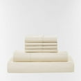 thumbnail image 3 of 5th Avenue Lux 1200TC CVC Cooling 6 Piece California King Sheet Set, Cream, Solid Color Themed, Oeko-TEX Certified Confidence, 3 of 6