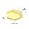 thumbnail image 3 of Dvumao Dinner Plates, Hexagonal Large Fruit Tray Home Living Room Coffee Table Candy Tray Food Tray, Gift for Friend, 3 of 7