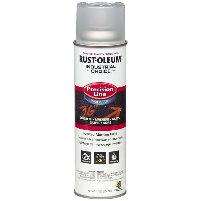 Pintura para marcar invertida Rust-Oleum Industrial Clear 500 ml x6