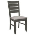 thumbnail image 3 of Dalila Wood Dining Side Chair Dark Grey, 3 of 14