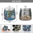 thumbnail image 2 of Yayeee Ashtray with Lid for Cigarette Smokeless Stainless Steel Home Ash Holder, Blue Tree, 2 of 7