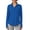 Blue, variant on Women's UPF 50+ Sun Shirts Quick Dry Quarter Zip Pullover Long Sleeve Workout Running Golf Beach Tops Loose Fit