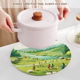 thumbnail image 5 of Forest People Trivet Mats Woven Pot Holders 3Pcs Non-Slip Heat Resistant for Hot Pots Pans Pats, 5 of 6
