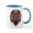 White/Blue Inside, variant on CafePress - Wolf Tattoo Style Haida Art Mugs - 11 oz Ceramic Mug - Novelty Coffee Tea Cup