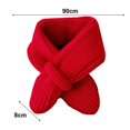 thumbnail image 5 of Tittly Scarf for Women Winter Scarf Kids Fleece Scarf Solid Knitted Scarves Warm Shawl Children Neck Warmer For Baby Boys Girls 04Y Hair Scarf Winter Scarf Khaki One Size, 5 of 5