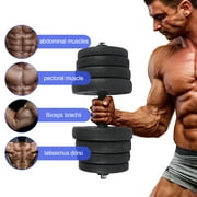 Zyyini 66 LB/30KG Weight Dumbbell Set, Adjustable Fitness Weight Lifting Dumbbells Weight Lifting Barbell Plates Set for Home Gym Weightlifting Muscle Strength Training Body Workout Body Workout