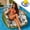 Green, variant on 3-in-1 Inflatable Pool Lounge Chair for Adults, Inflatable Lounge Sofa Pool with Built-in Cup Holder and Cooling Mesh Seat, Blow-Up Floating Water Sofa for Lake and Beach (Blue)