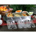 Stainless Steel Easy Clean Buffet Server & Food Warmer With 3 Sectional