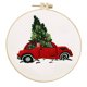 thumbnail image 1 of Kit de bordado navideño con bastidor Kit de bordado fácil para principiantes y adultos Kit completo de bastidor de bordado con agujas e hilo incluidos, 1 of 2