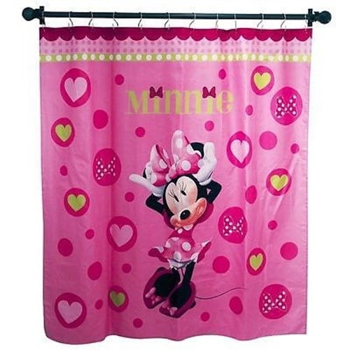 Disney Minnie Mouse Bowtique Fabric Shower Curtain