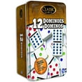 thumbnail image 3 of Classic 91 Numbered Domino Tiles  Double 12 Dominoes in Tin Can- Classic Game, 3 of 3