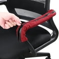 thumbnail image 6 of Office Chair Arm Cover, 2Pcs Office Chair Armrest Covers Protectors with Zipper Stretchable, Dark Grey, 6 of 6