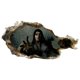thumbnail image 1 of Promotion!Nuevos adhesivos para pared de Halloween Zom-bie, adhesivos para pared de Halloween con pared rota, 1 of 7