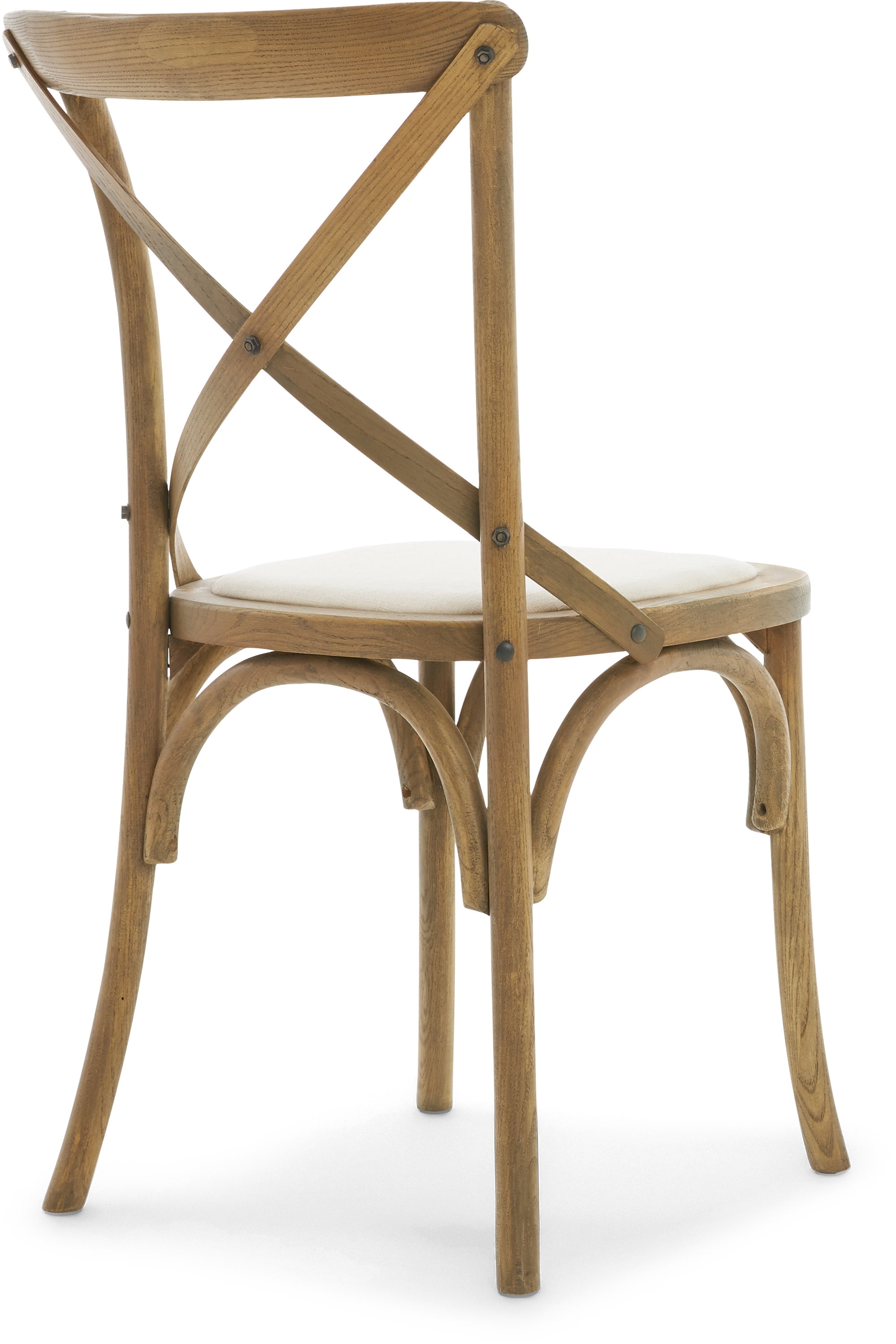 Finch Elmhurst Farmhouse Crossback Dining Chair, Vintage Cream (Set of 2)