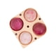 thumbnail image 1 of Molde de bolas de cubitos de hielo de 4 cavidades, molde de bola de hielo de silicona, molde para hacer bolas de hielo, molde para hacer bebidas, Organizadores de utensilios de cocina naranja claro Wosthever HA027205-02, 1 of 6