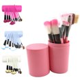 thumbnail image 3 of Women Girls 12Pcs Make Up Brush Set Fan Foundation Makeup Brush Kit Portable Cosmetics Tool, 3 of 6