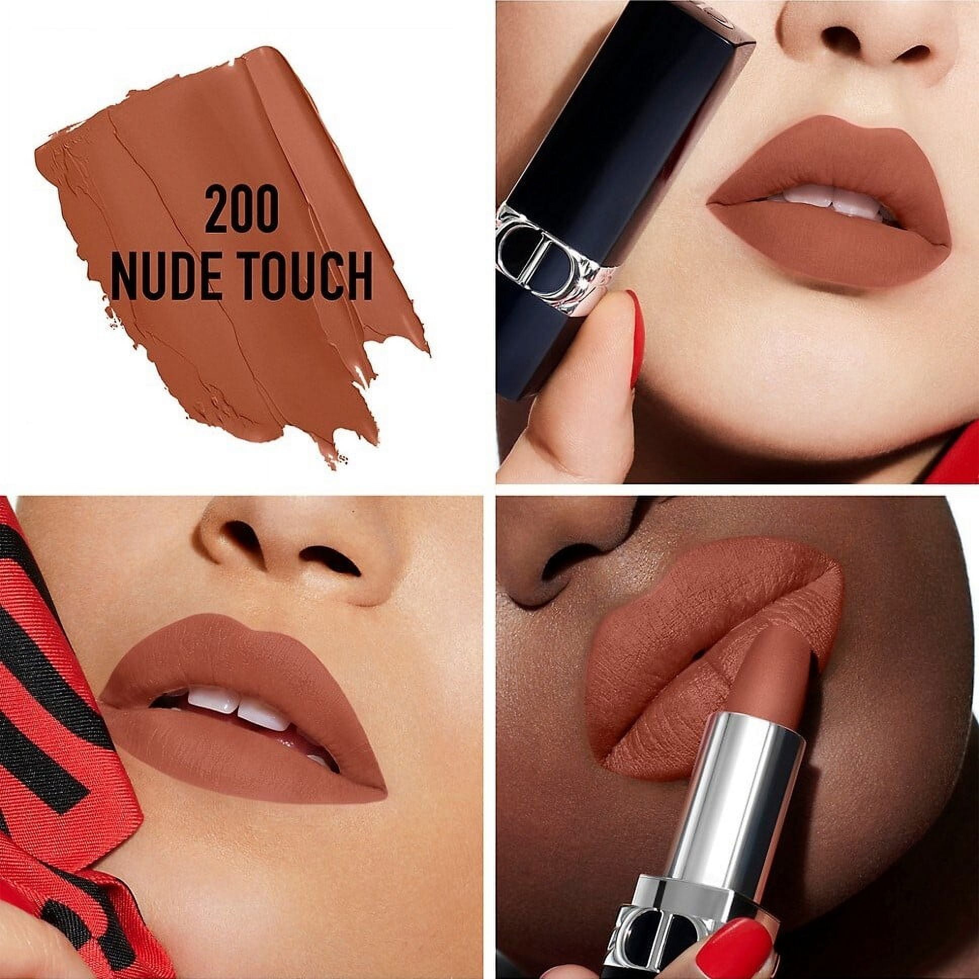 Dior Rouge Dior Lipstick 200 Nude Touch (Velvet) 0.12oz/3.5g