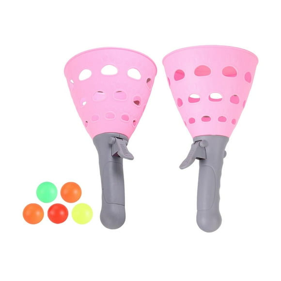 Juego de lanzar y atrapar pelotas, desarrollo sensorial en el jardín, deportes de playa, actividades al aire libre Rosa