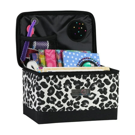 UPC: 0812259036125 | Collapsible Sewing Kit Organizer Box  Cheetah