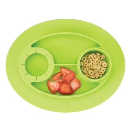 

InterDesign Non-slip Silicone Mini Oval Placemat Lime Green