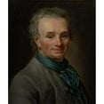 thumbnail image 2 of Elisabeth Louise Vigée Le Brun 12x14 Black Ornate Wood Framed Double Matted Museum Art Print Titled: Portrait of Jean-Baptiste Lemoyne the Younger (1772), 2 of 5