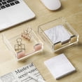 thumbnail image 3 of vlrwzc Clear Acrylic Memo Pad Holder Desk Sticky Notes Dispenser for Home Office, 3 of 7