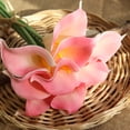 thumbnail image 4 of FloreceBien Calla Lily 10 Uds ramo de flores artificiales para boda novia ducha decoración del hogar Flor de lirios de imitación, 4 of 5