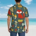 thumbnail image 4 of Disketp Hawaiian Shirts For Men,Cute Animal Forest Print Mens Casual Short Sleeve Button Down Shirts Beach Shirt, 4 of 7