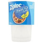 Ziploc Twist 'n Loc 32 oz Container 3 Pack, 2 Count