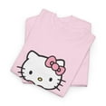 thumbnail image 3 of Cute Heart Hello Kitty Unisex T Shirt Heavy Cotton Tee Kawaii Cartoon Gift, 3 of 4