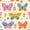 Color 3, variant on Peel and Stick Wallpaper 17.7in x 9.8ft Butterfly Floral Vintage Watercolor Style Coral Flowers Teal Contact Paper Vinyl Waterproof Self Adhesive Wall Paper for Bedroom Shelf Cabinet