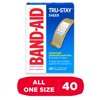 Band-Aid Brand Tru-Stay Sheer Adhesive Bandages, All One Size, 40 Count