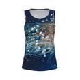 thumbnail image 6 of Sigee White Jellyfish Dansing in the Ocean for Women's Workout Tank Top,Running Tank Tops,Sleeveless Gym ClothesXX-Large, 6 of 8