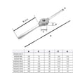 thumbnail image 2 of Bgsha Clé à Molette Ronde Cadre Circulaire pour Outils de Filetage M1-M27 12-55, 2 of 9