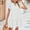 White Vacation Dresses for Women, variant on Dyegold Sundresses for Women Casual Beach - Womens Summer Dresses V Neck Drawstring Ruffle Short Sleeve Solid Color Hawaiian Beach Cute Short Mini Sun Dress