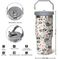 thumbnail image 2 of 30oz Raccoon Tumbler with Lid & Straw - Leak-Proof Travel Mug & Water Bottle - Gift for Raccoon Lovers, Home Decor, 2 of 6