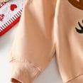 thumbnail image 5 of Afdoent Fashion Clothing Sets Autumn And Winter For Girls Christmas Deer Embroidered Long Sleeved Sweatshirt With Mesh Skirt 12-18 Months, 5 of 9