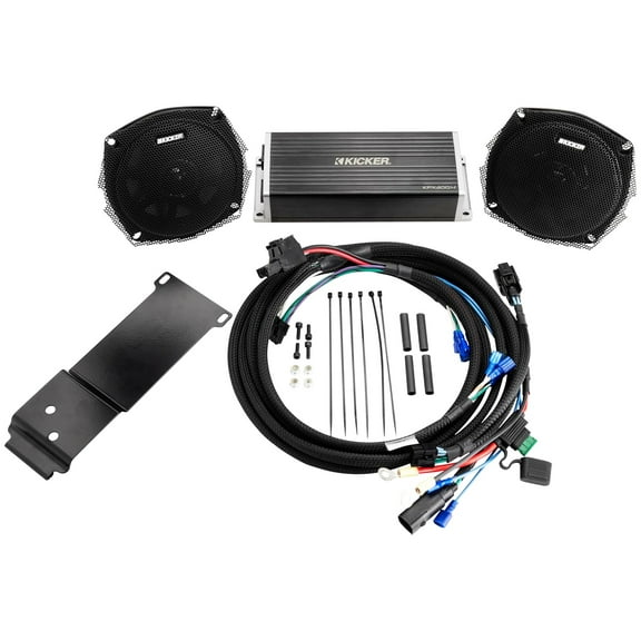 Kicker 50HDR982 5.75" Motorcycle Speaker Amp 50W RMS for 98-13 Harley-Davidson