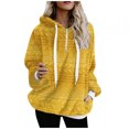 thumbnail image 2 of Pntutb Mujeres Oversize Fuzzy Fleece Sudaderas Con Bolsillos Sudaderas Athletic Sherpa Hoodies Pullover Outwear Liquidación Pntutb Pntutb-8125, 2 of 8