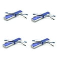thumbnail image 1 of EYE ZOOM 4 Pack Compact Metal Rimless Reading Glasses with Light Slim Hard Case for Men Women (Navy Blue,+2.00), 1 of 5