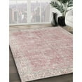 thumbnail image 3 of Ahgly Company Machine Washable Indoor Round Traditional Rose G Pink Area Rugs, 4' Round, 3 of 7