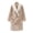 Brown, variant on Kids Girls Solid Color Bathrobe,Baby Toddler Boys Skin-Friendly Soft Robe Pajamas Hooded Bath Towel Sleepwear Casual Cotton Fleece Bathrobe with Belt 4-16Y