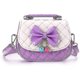 thumbnail image 1 of Bolso de mensajero de la PU del Bowknot de las muchachas Bolso del cuerpo cruzado Mini bolso de mensajero del totalizador de las modas con la manija, 1 of 5