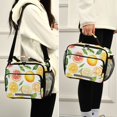 thumbnail image 5 of FORMRS Student Insulated Lunch Bag with Shoulder Strap Reusable Cooler Box for School, Candy Lemon, 5 of 9