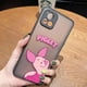 thumbnail image 3 of Matte Case for VIVO Y93 Y91C Y91 Y85 Y77 Y76 Y75 Y73 Y72 Y71 Y53 Y52S Y50 Y35 Y22 4G 5G Case Funda Shell Cute Pink Piglet Anime, 3 of 5